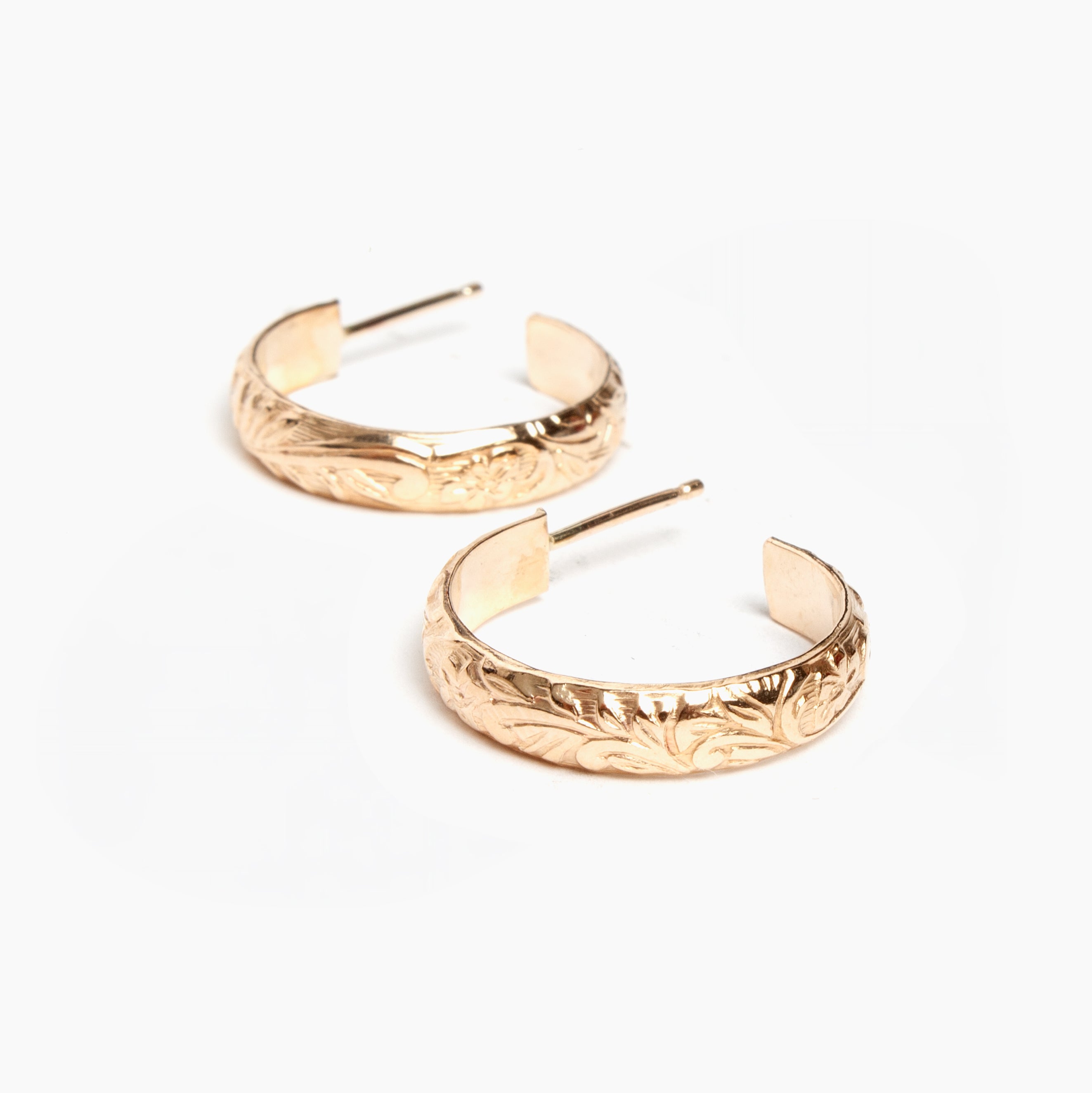 Flora Hoop Earrings