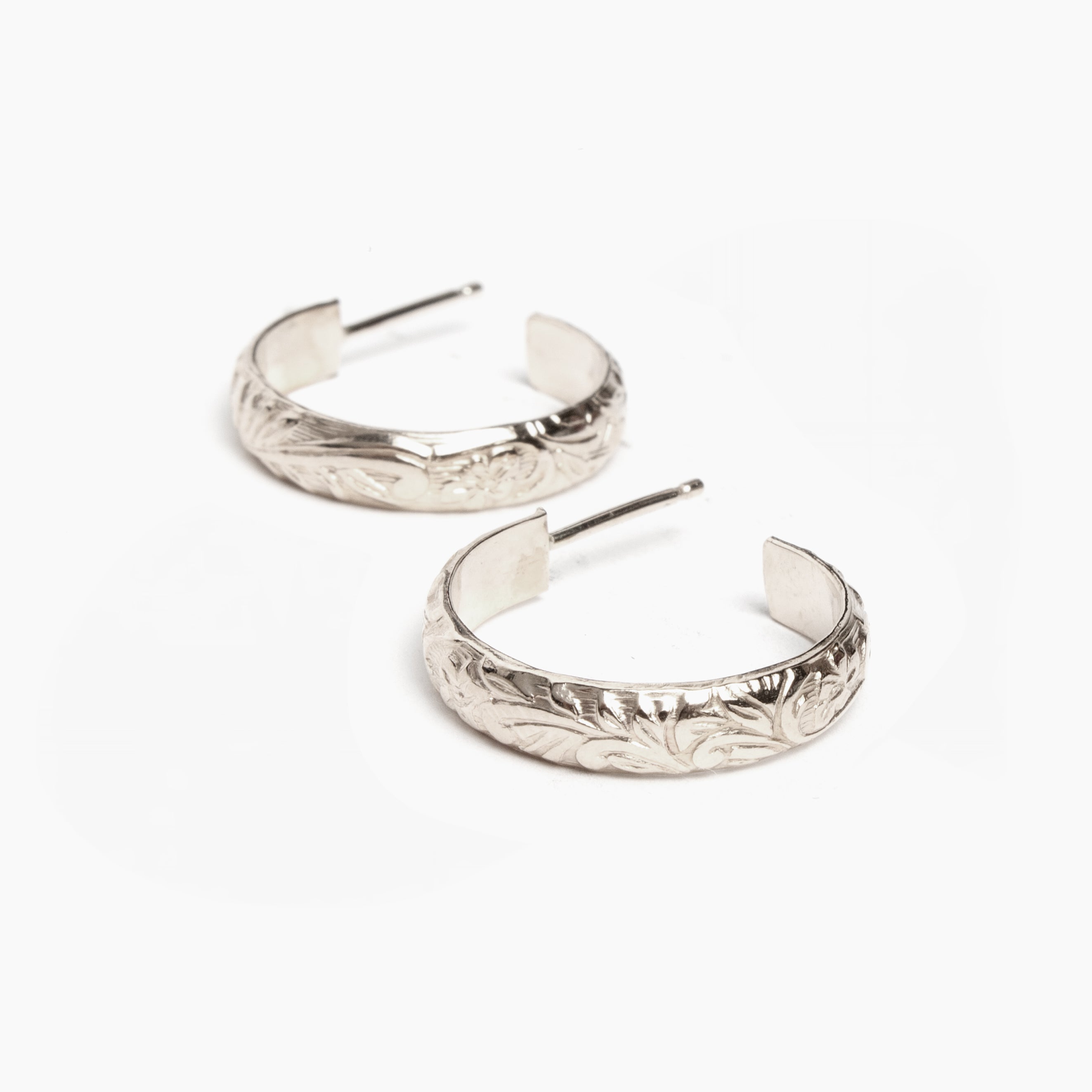 Flora Hoop Earrings
