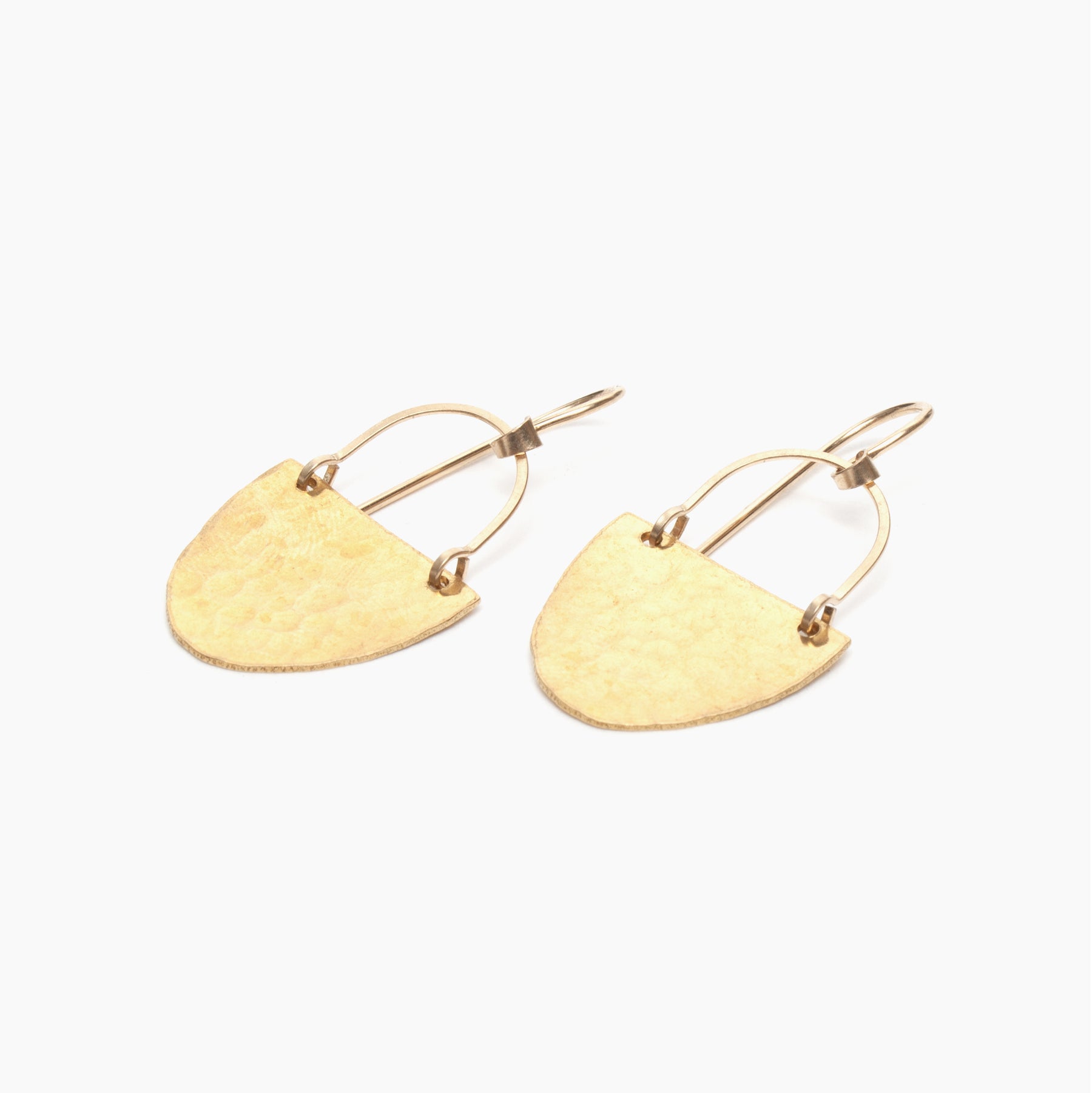 Half Disk Earrings
