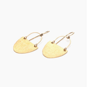Half Disk Earrings