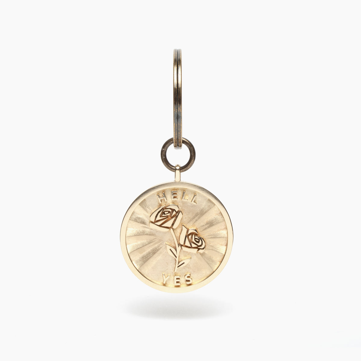 Rose + Hell Yes keychain - presale
