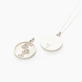 Rose + Hell Yes medallion (chain optional) - presale