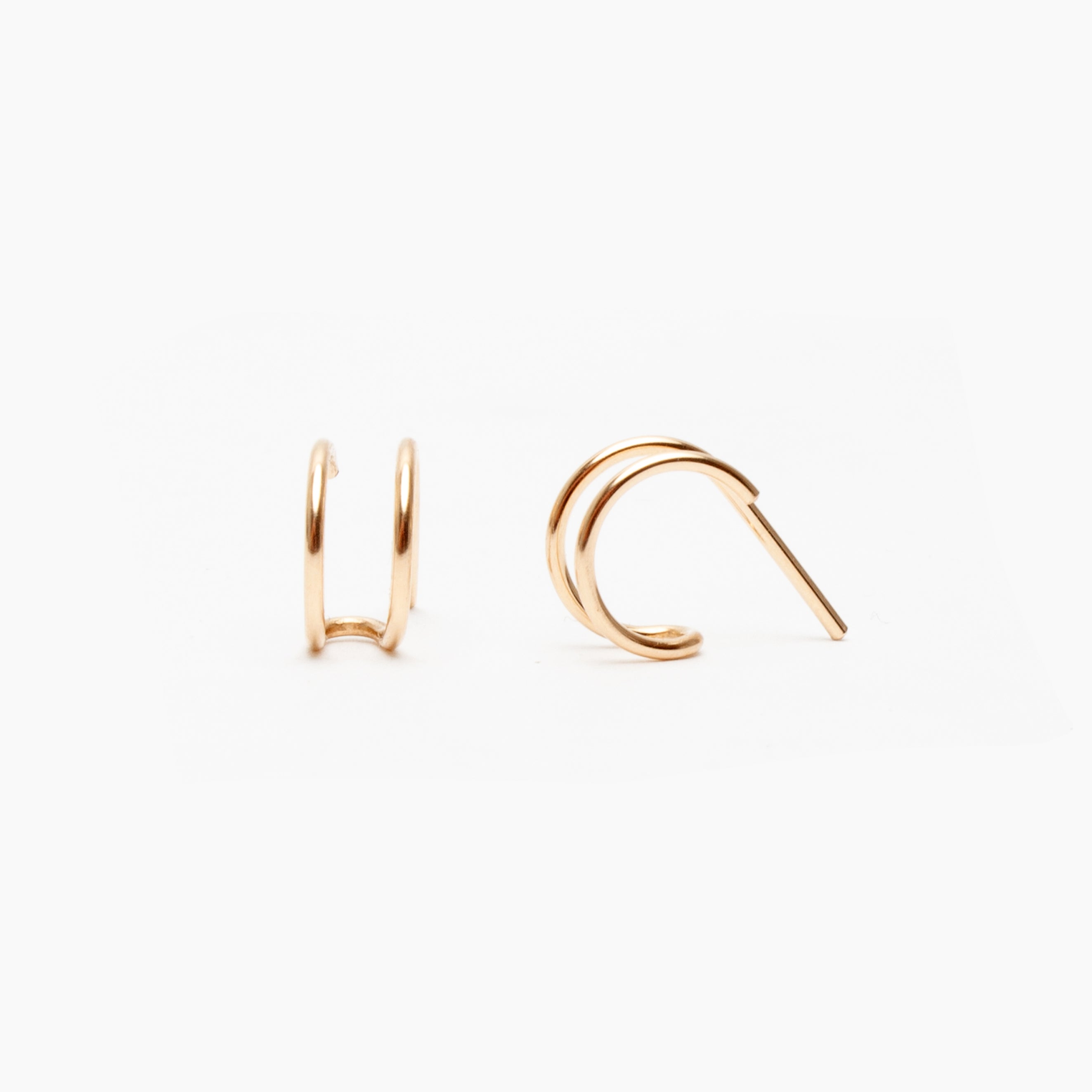 Double Up Post Earrings