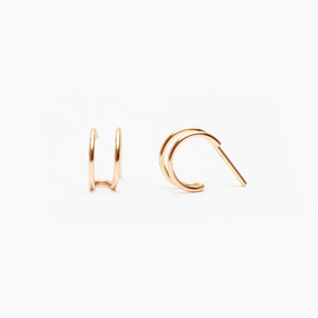 Double Up Post Earrings