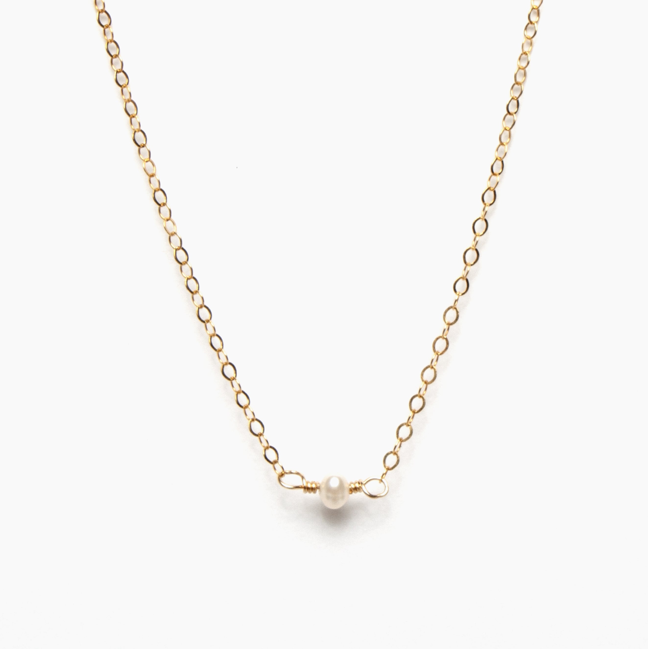 Tiny Freshwater Pearl Necklace