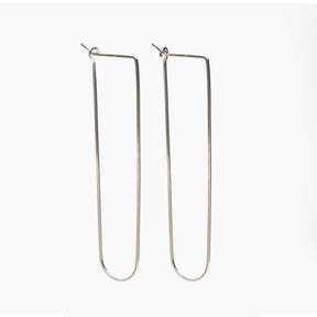 Large U-Shaped Hoop Earrings