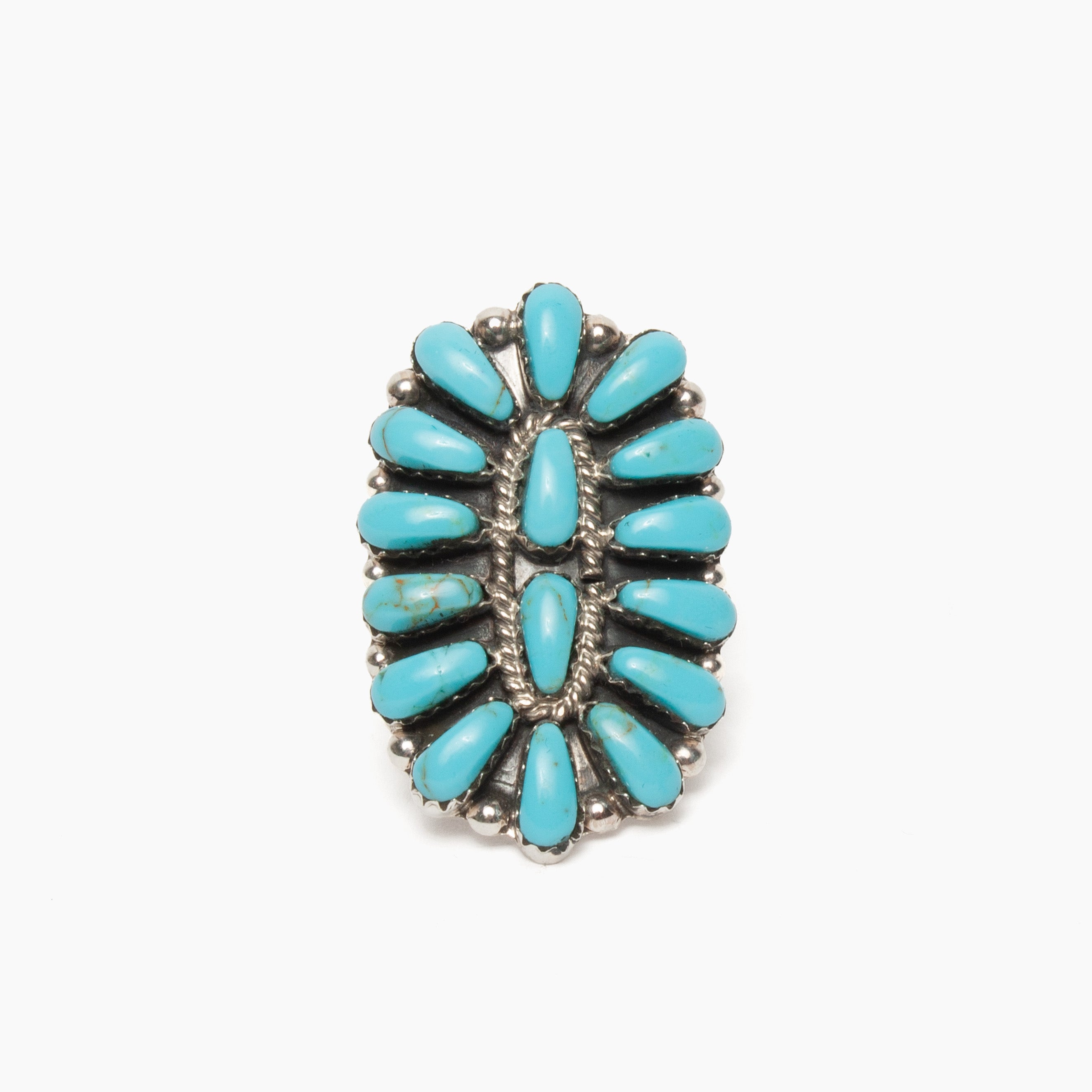 Juliana William Turquoise Navajo Ring