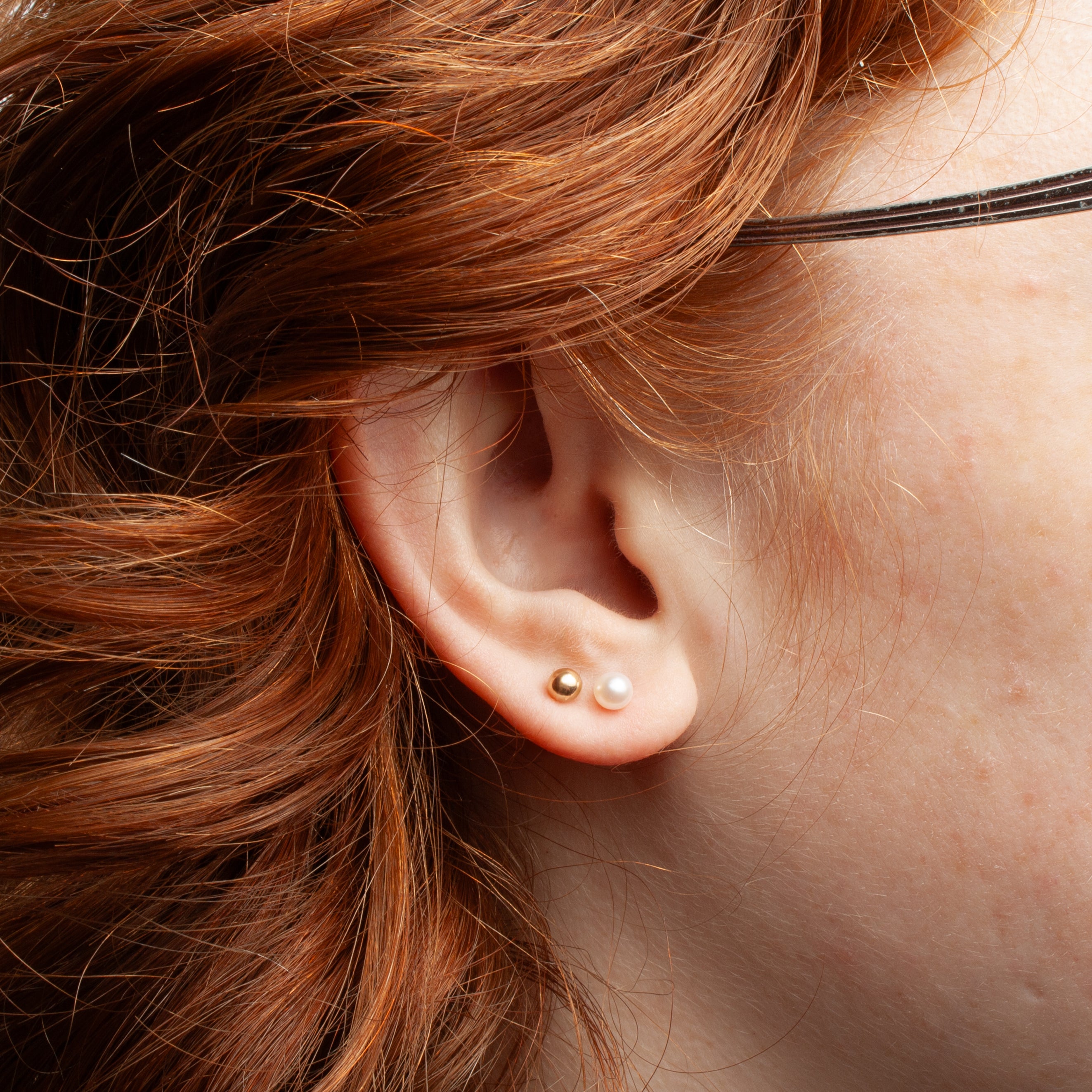 Small Freshwater Pearl Stud Earrings