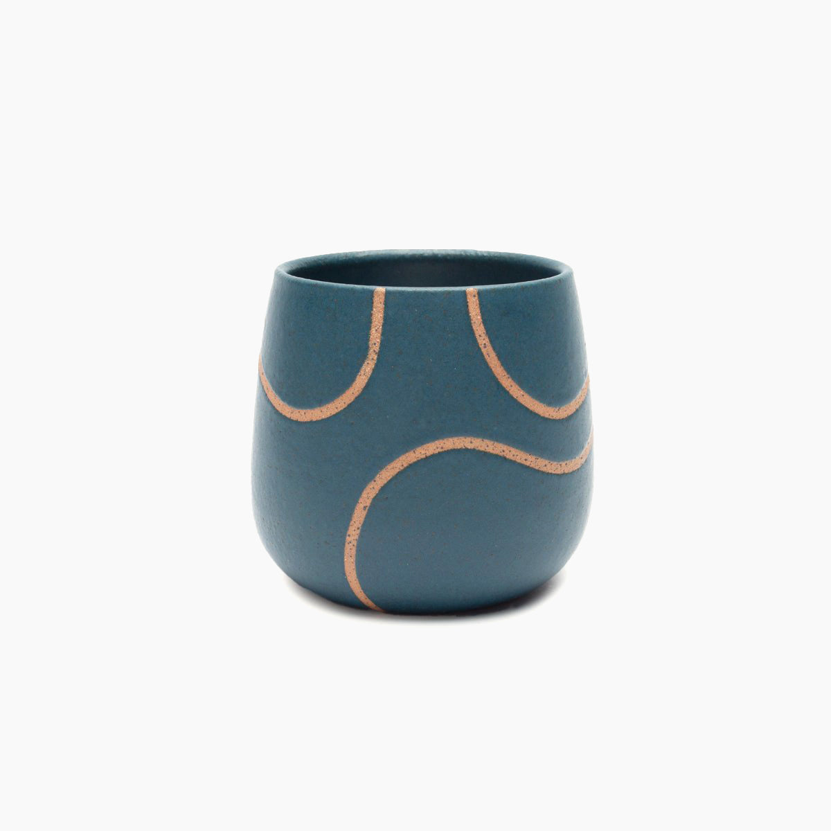 Tea Cup Tumbler with Squiggle