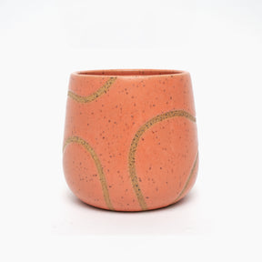 Tea Cup Tumbler with Squiggle