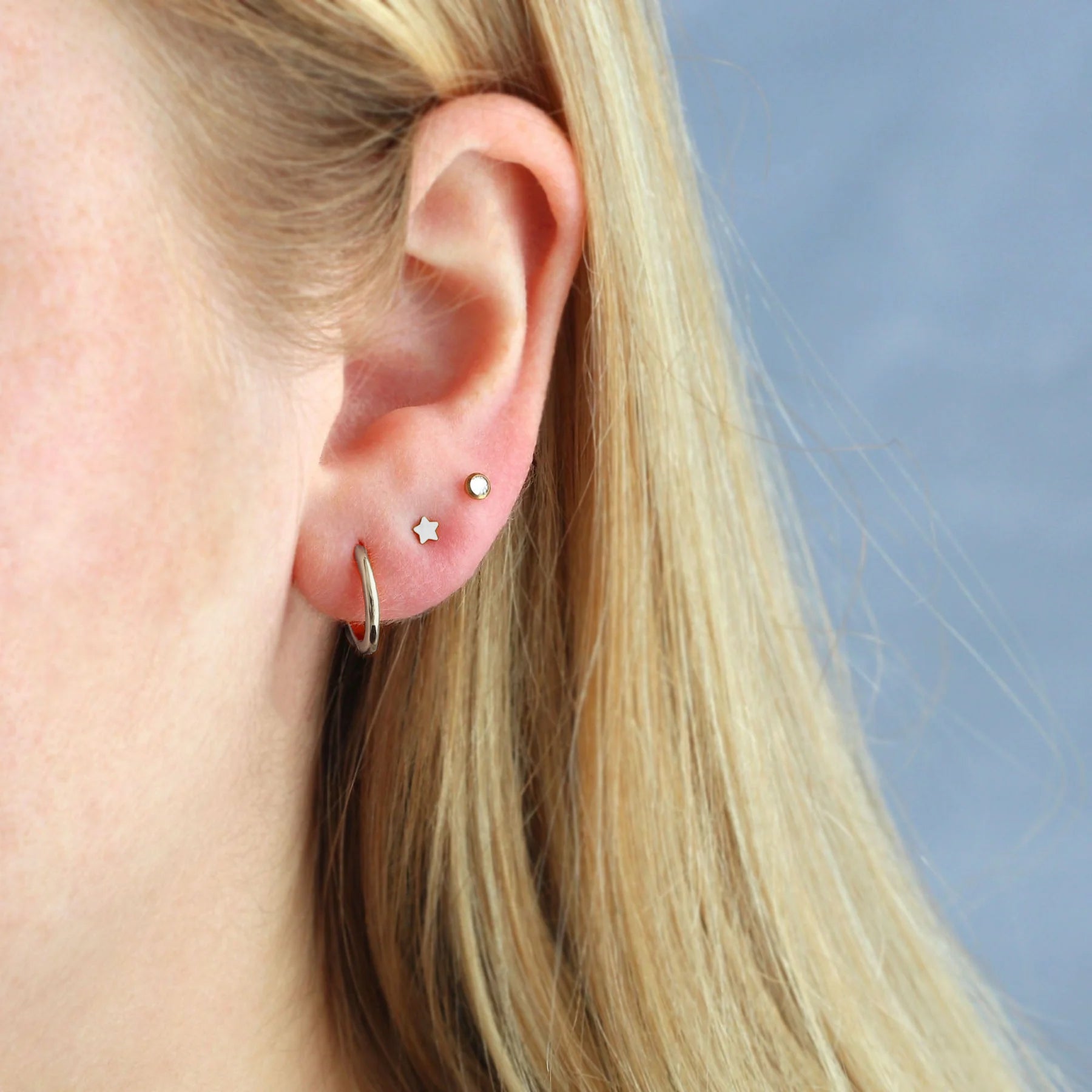 Classic Hinged Huggie Hoop Earrings