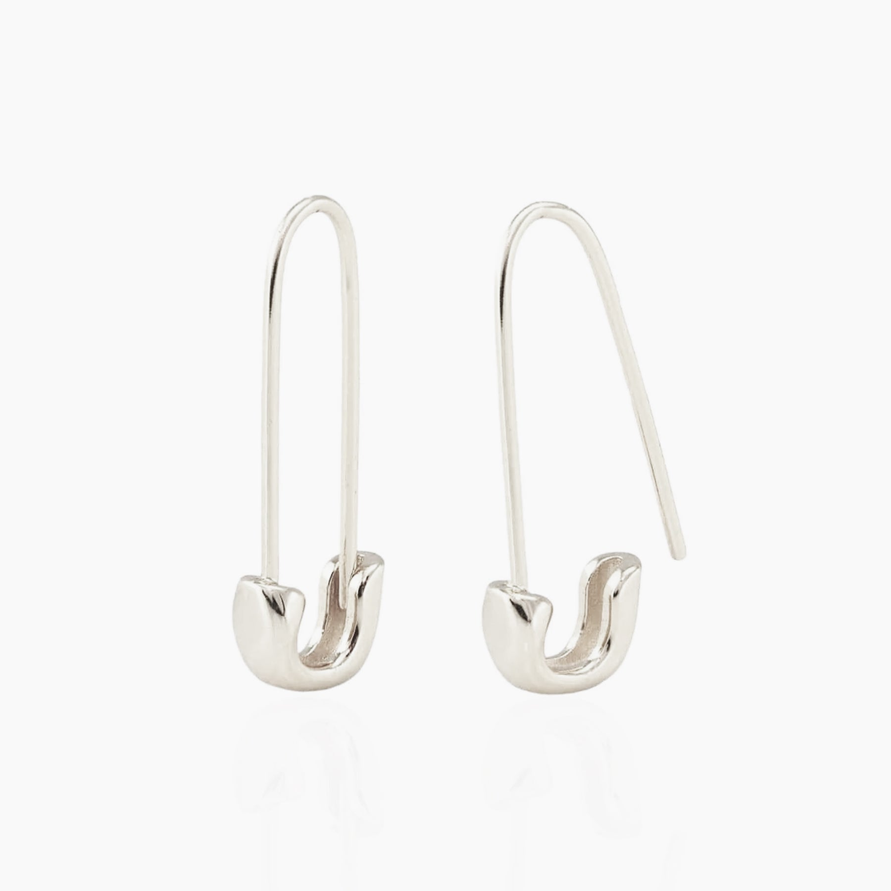 Safety Pin Hoop Earrings