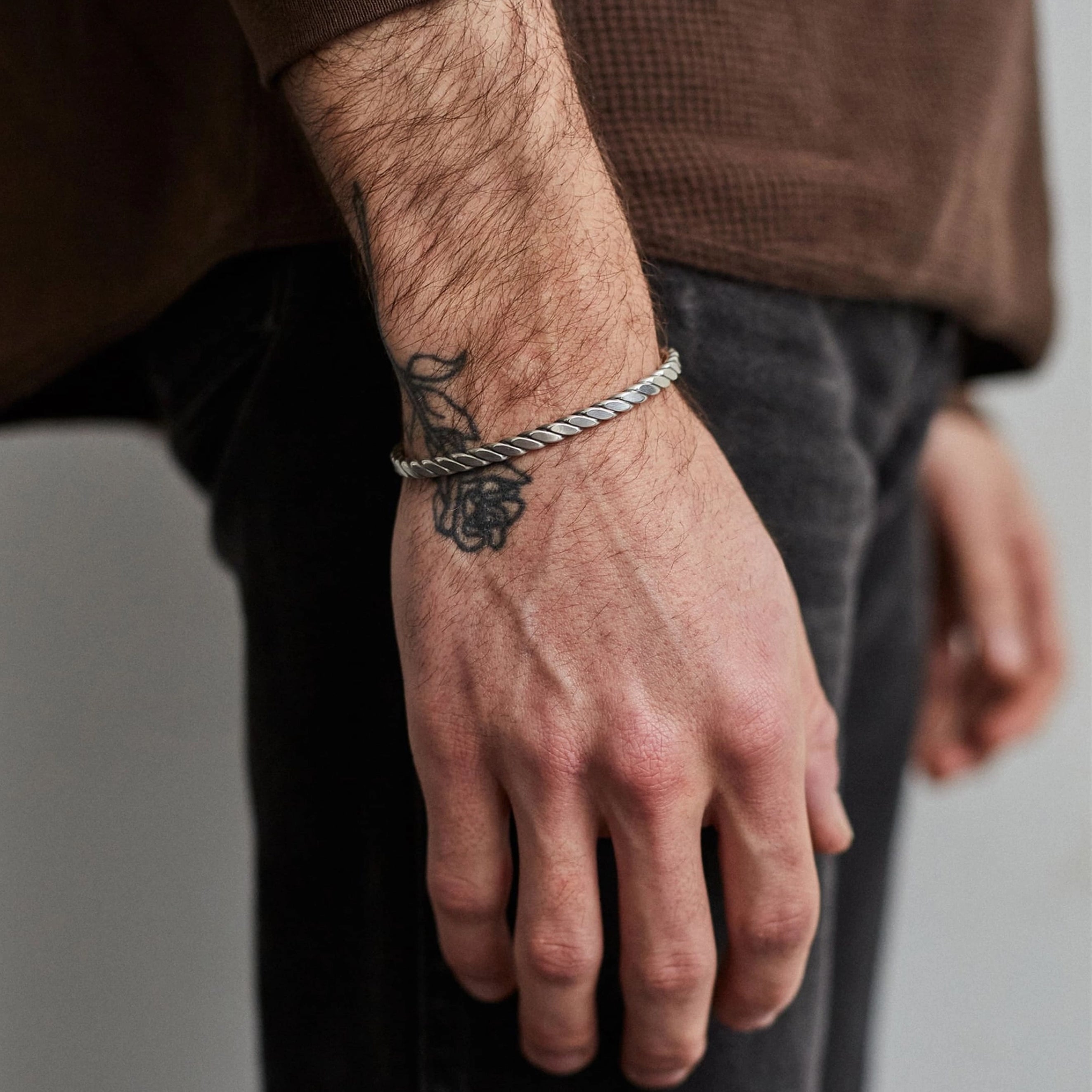 アクセサリー Studebaker lsHEAVY WEIGHT PLAIT CUFF Heavyweight Plait Cuff