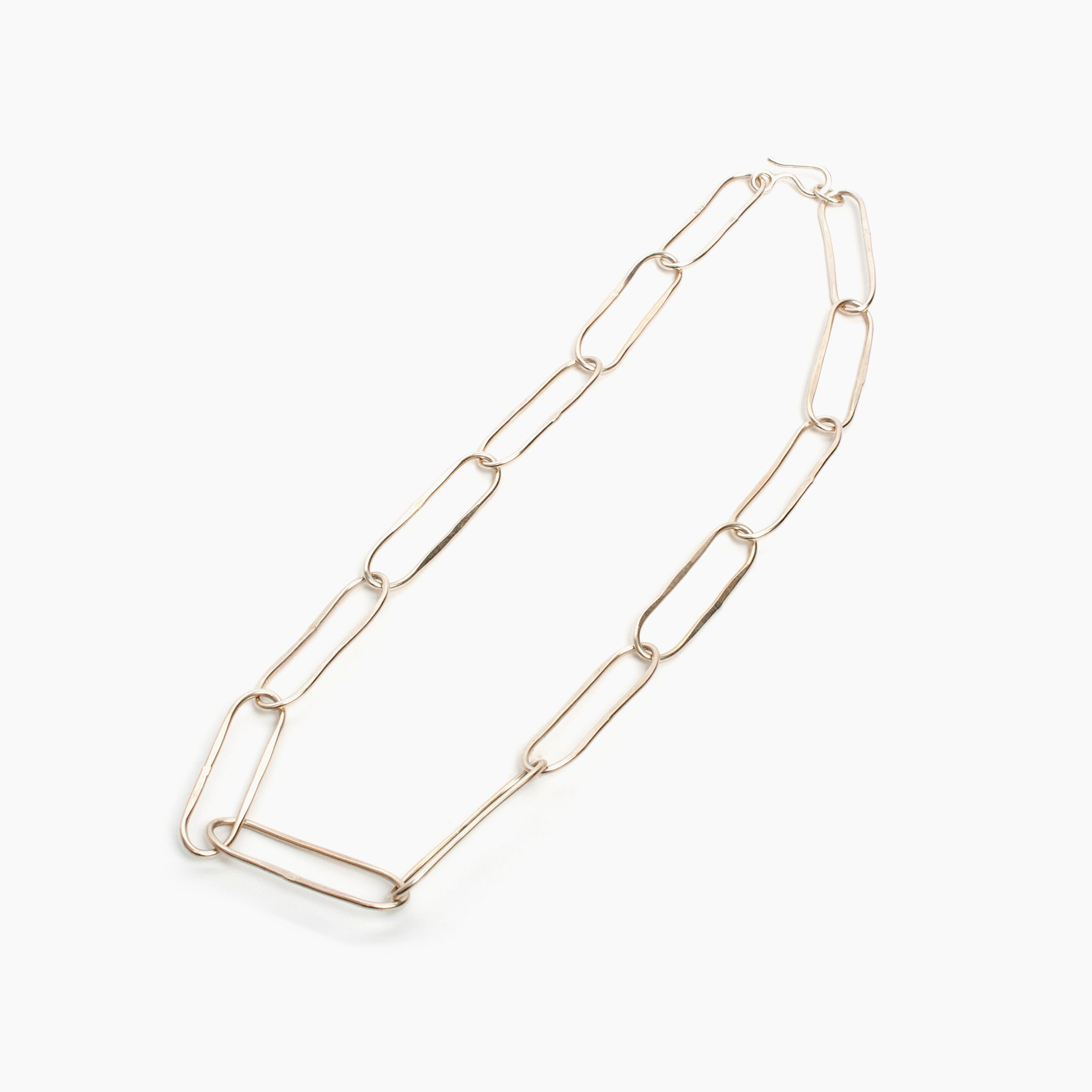 Long Link Collar Necklace