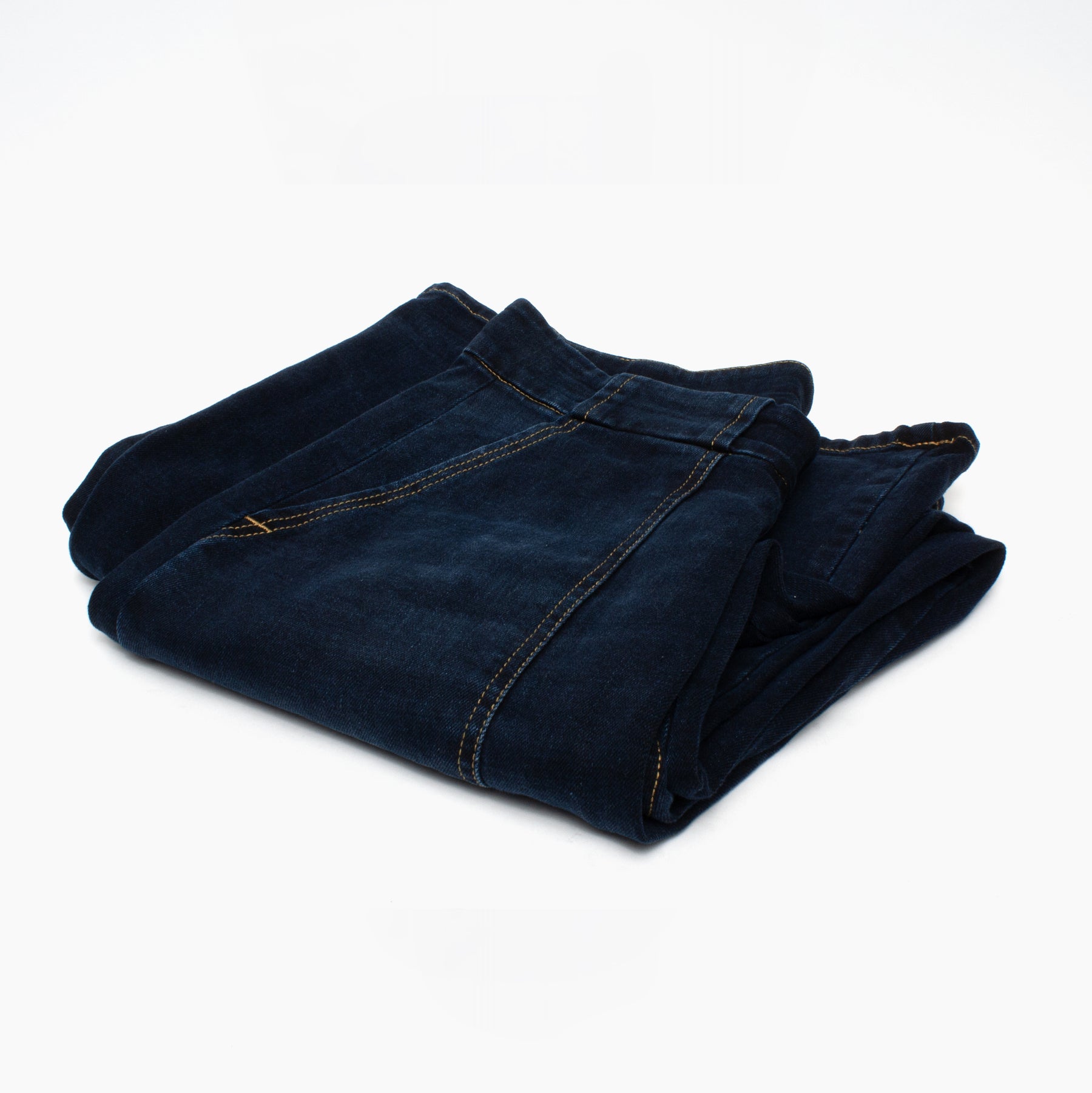 Long Sabrina Wide-Leg Jeans in New York Dark Wash