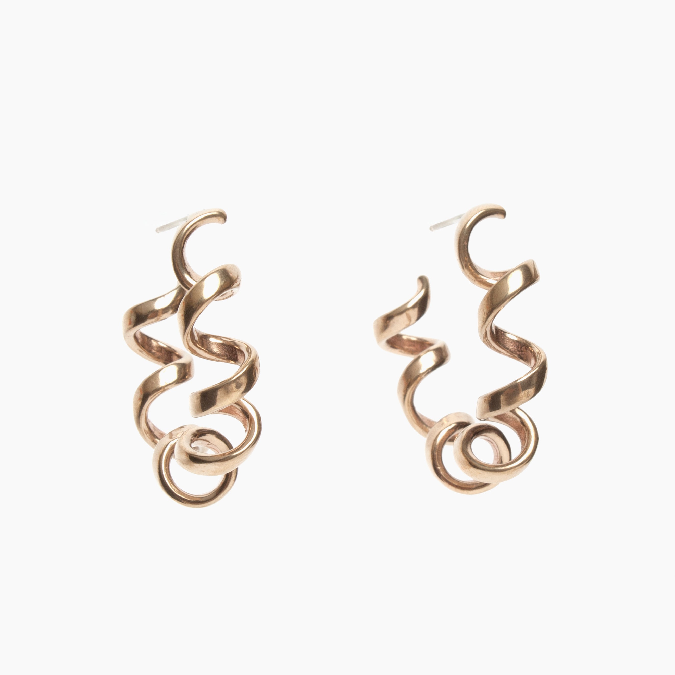 Landline Hoop Earrings