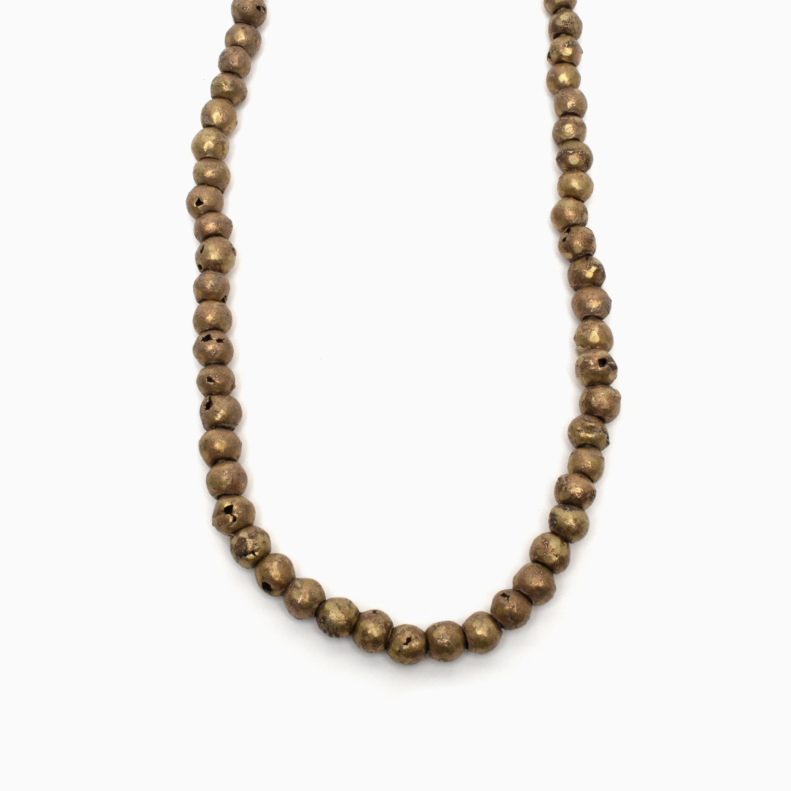 Strand of Brass Balls from Camaroon