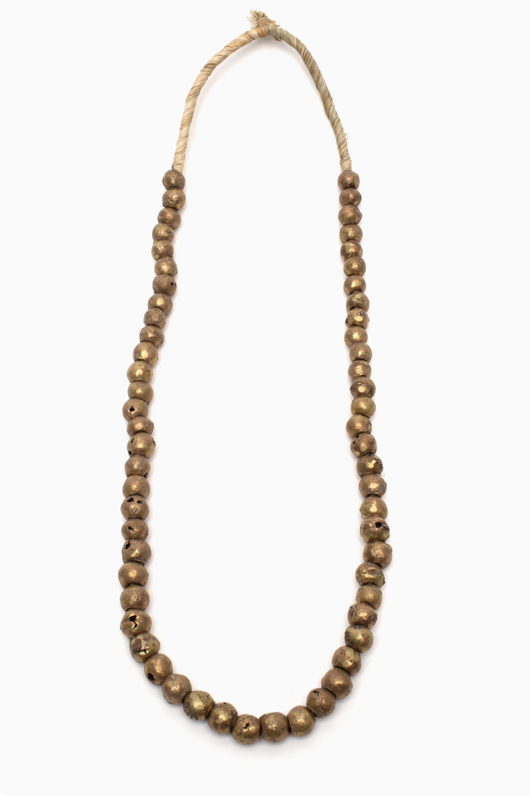 Strand of Brass Balls from Camaroon