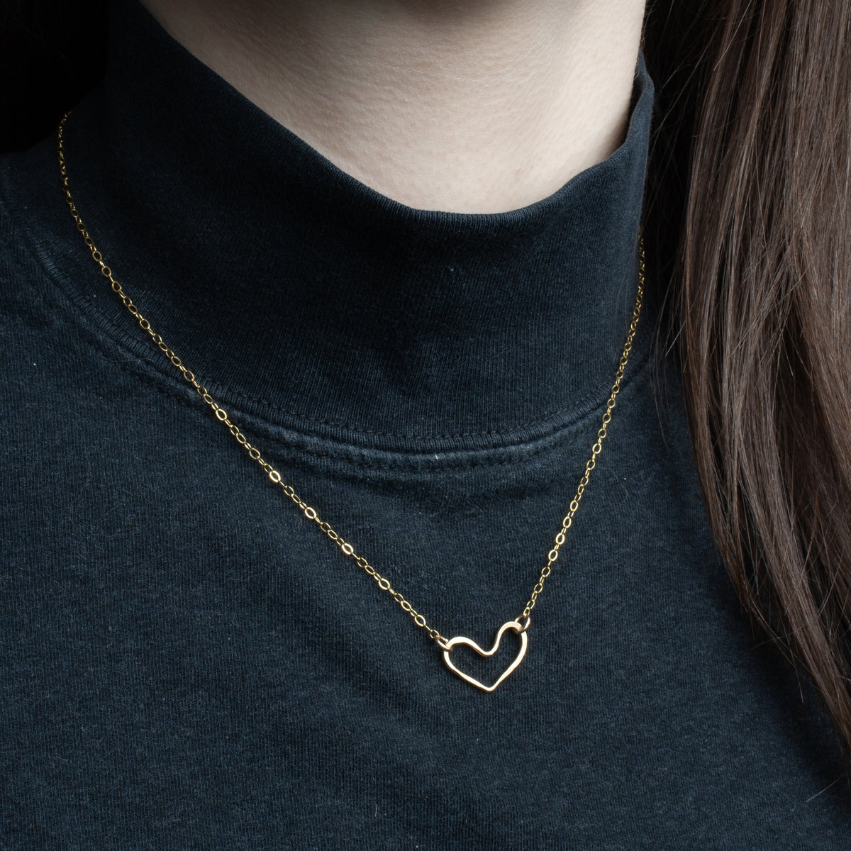 Open Heart Necklace