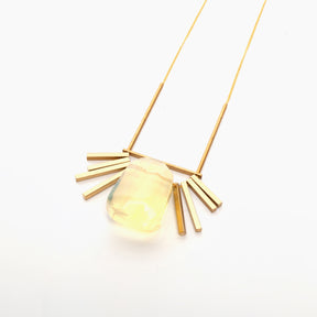 Quartz Geometric Necklace