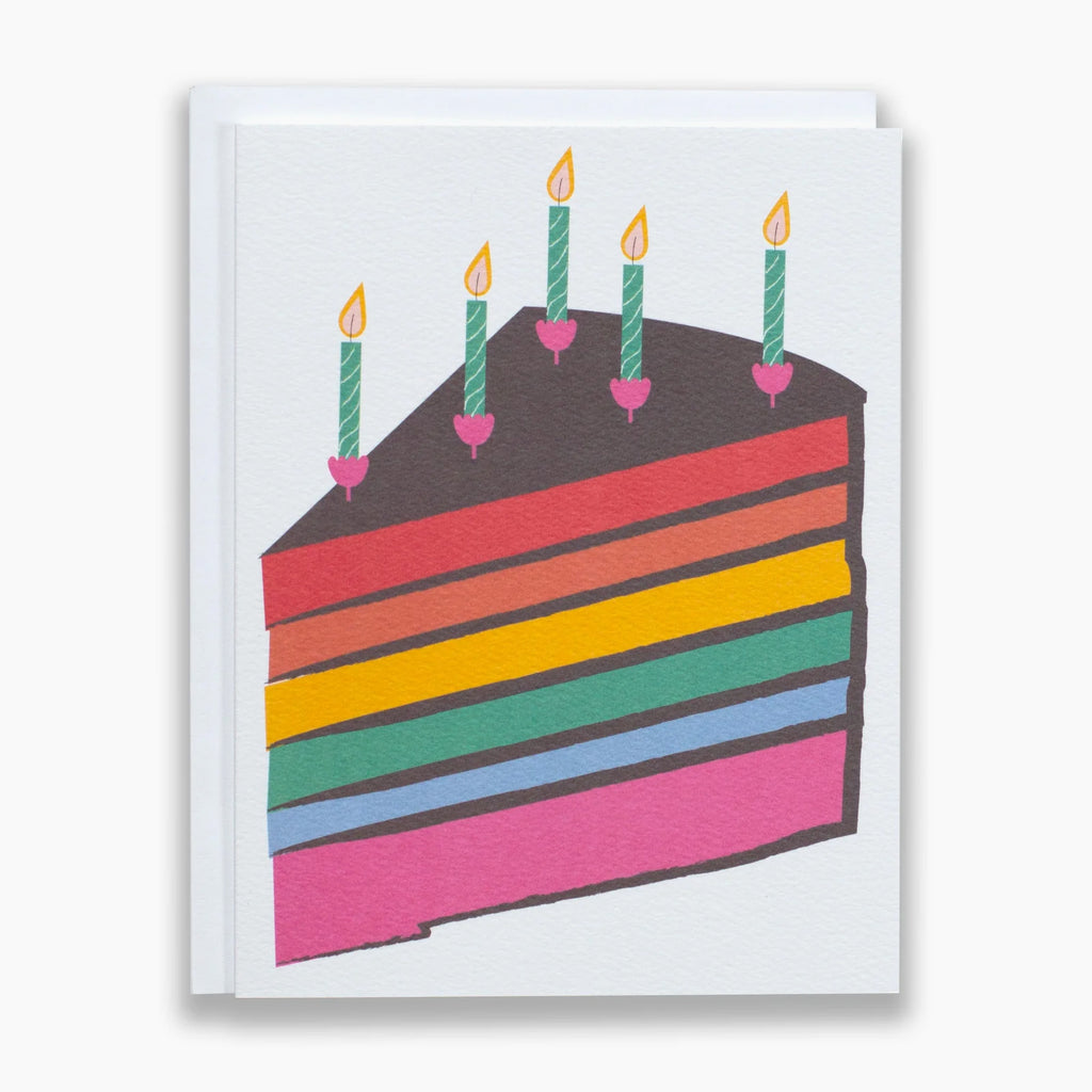 Webcake Card Rainbow Cake Card