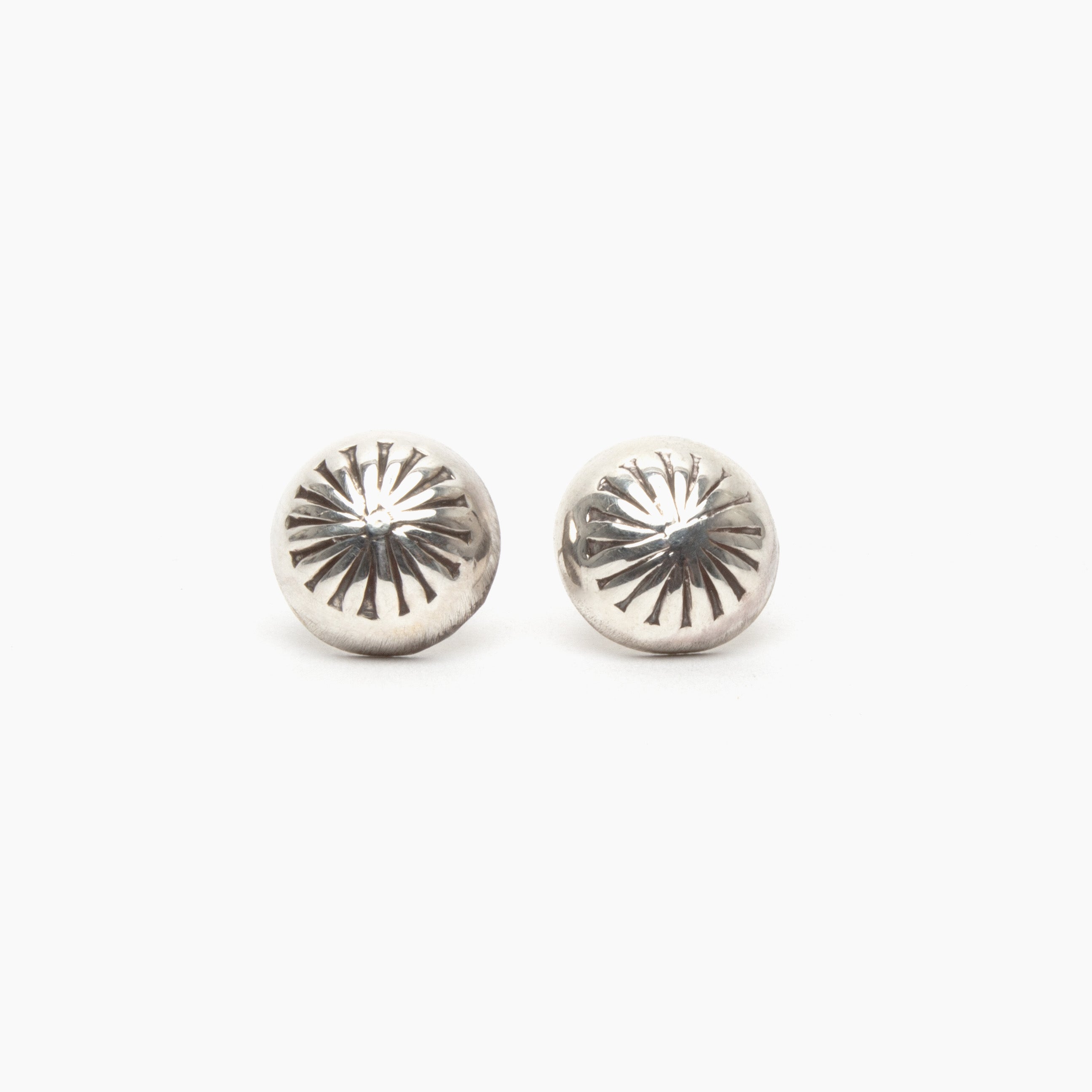Sterling Silver Medium Stud Earrings