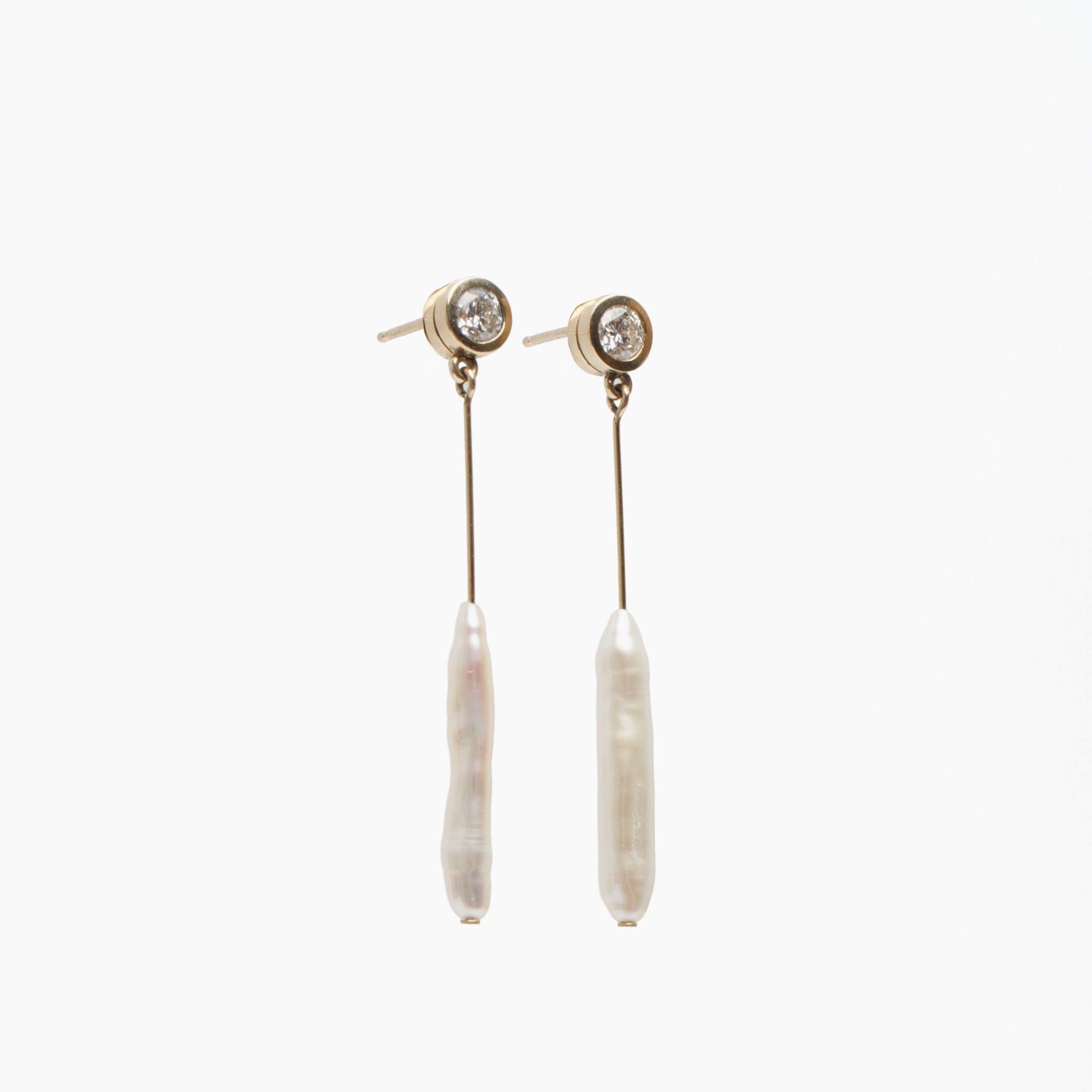 Somni Pearl Drop Post Earrings
