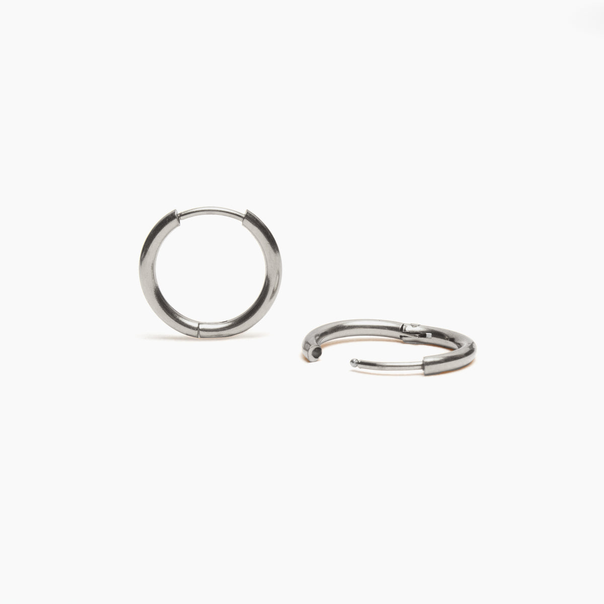 Surgical Stainless Steel Classic Huggie Hoop Earrings