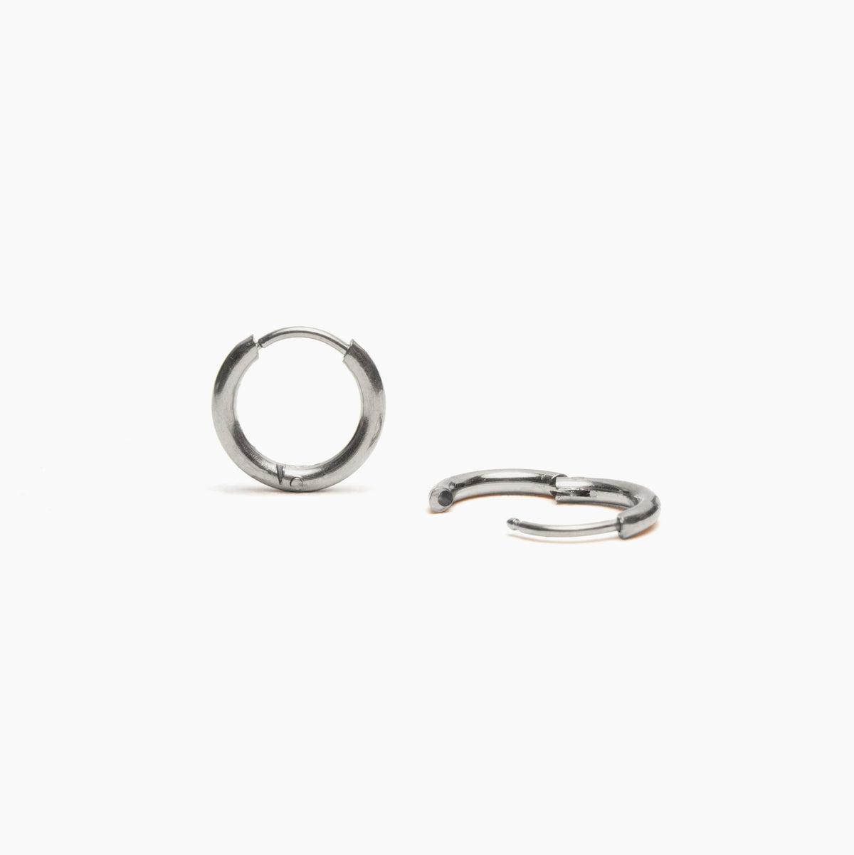 Surgical Stainless Steel Classic Huggie Hoop Earrings