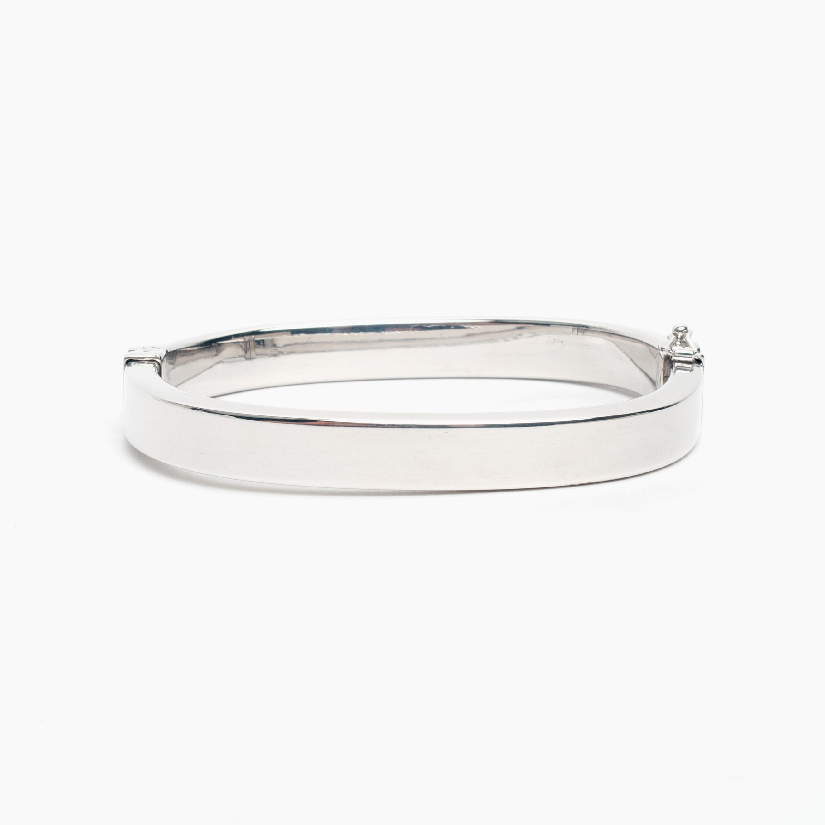 Sterling Silver Hinged Bangle Bracelet