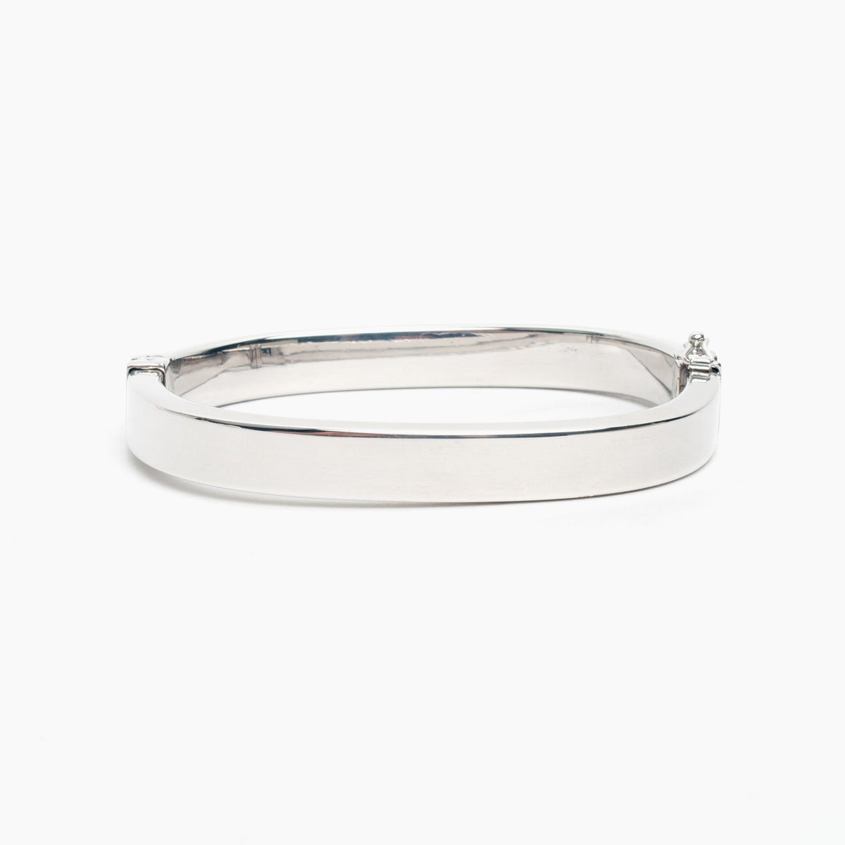 Sterling Silver Hinged Bangle Bracelet