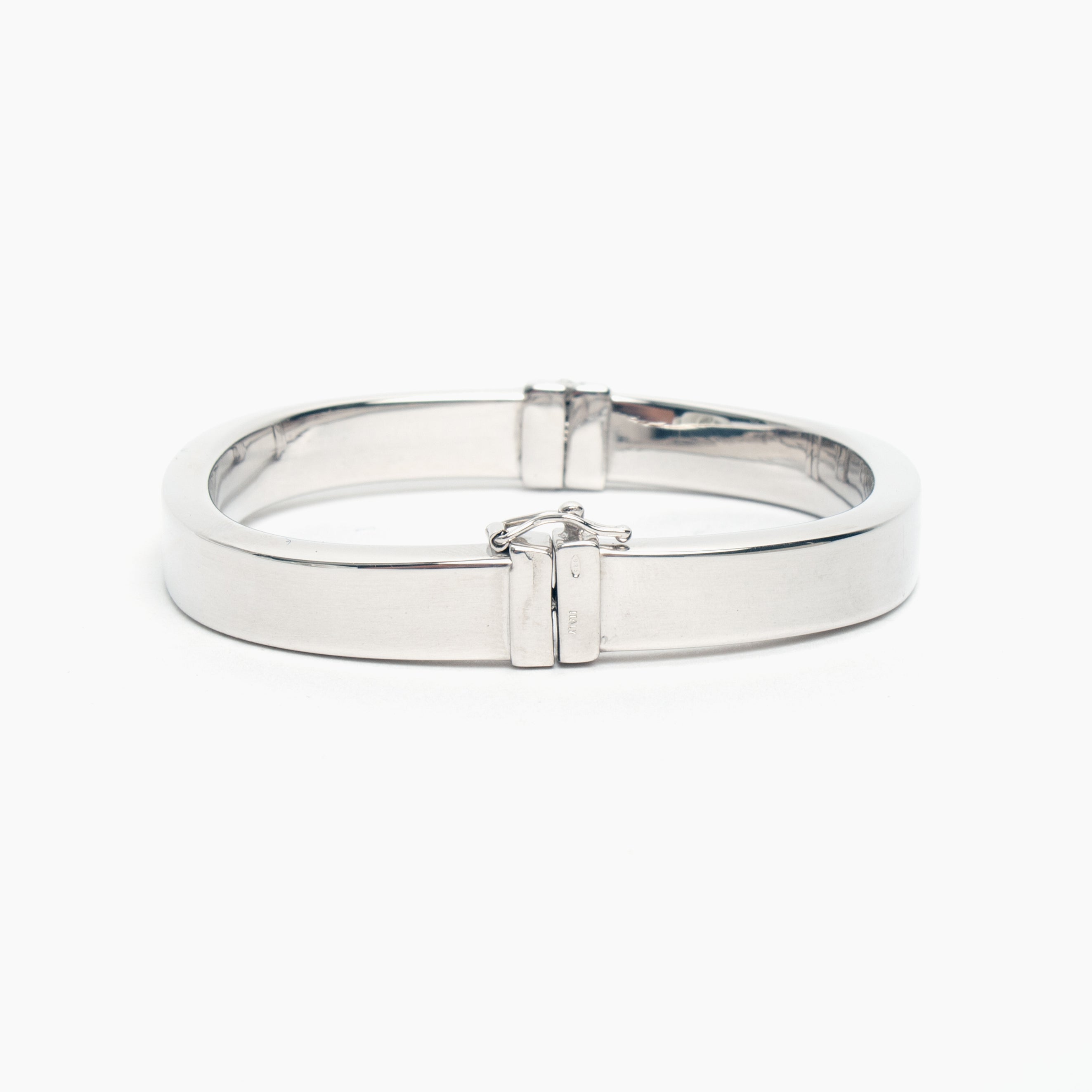 Sterling Silver Hinged Bangle Bracelet