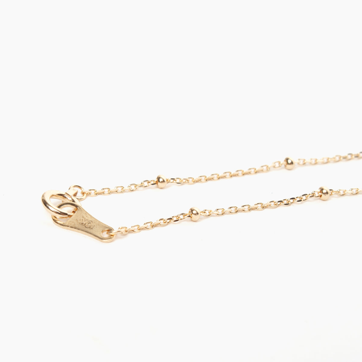 Satellite Bead Cable Chain Necklace