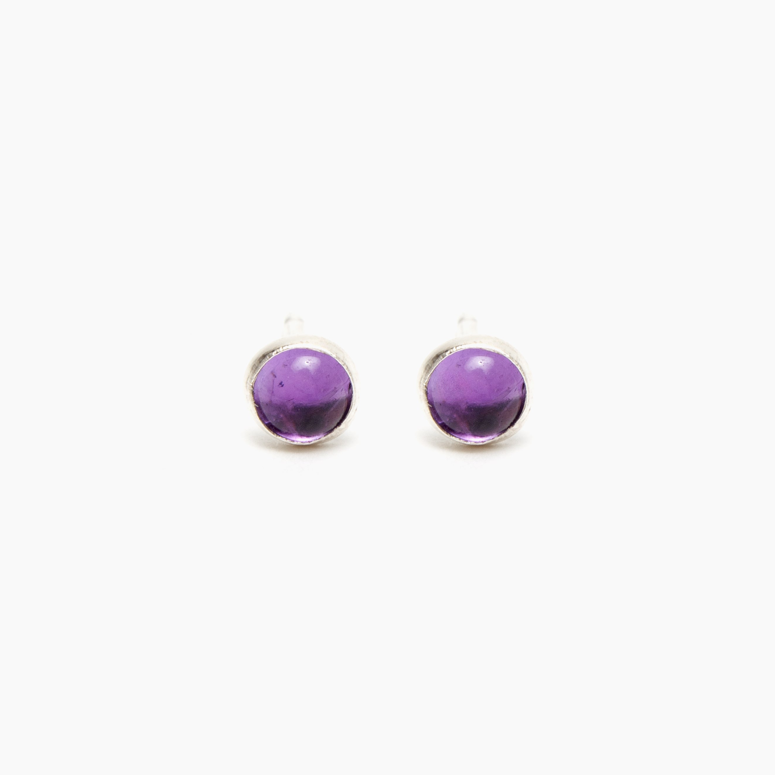 Gemstone Stud Earrings