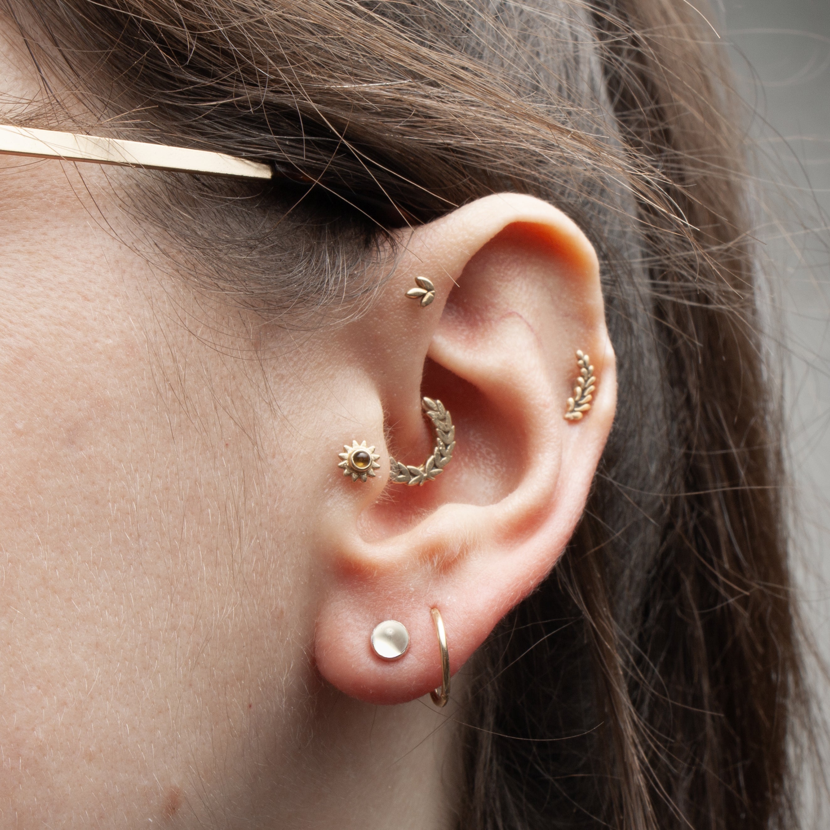 Gemstone Stud Earrings