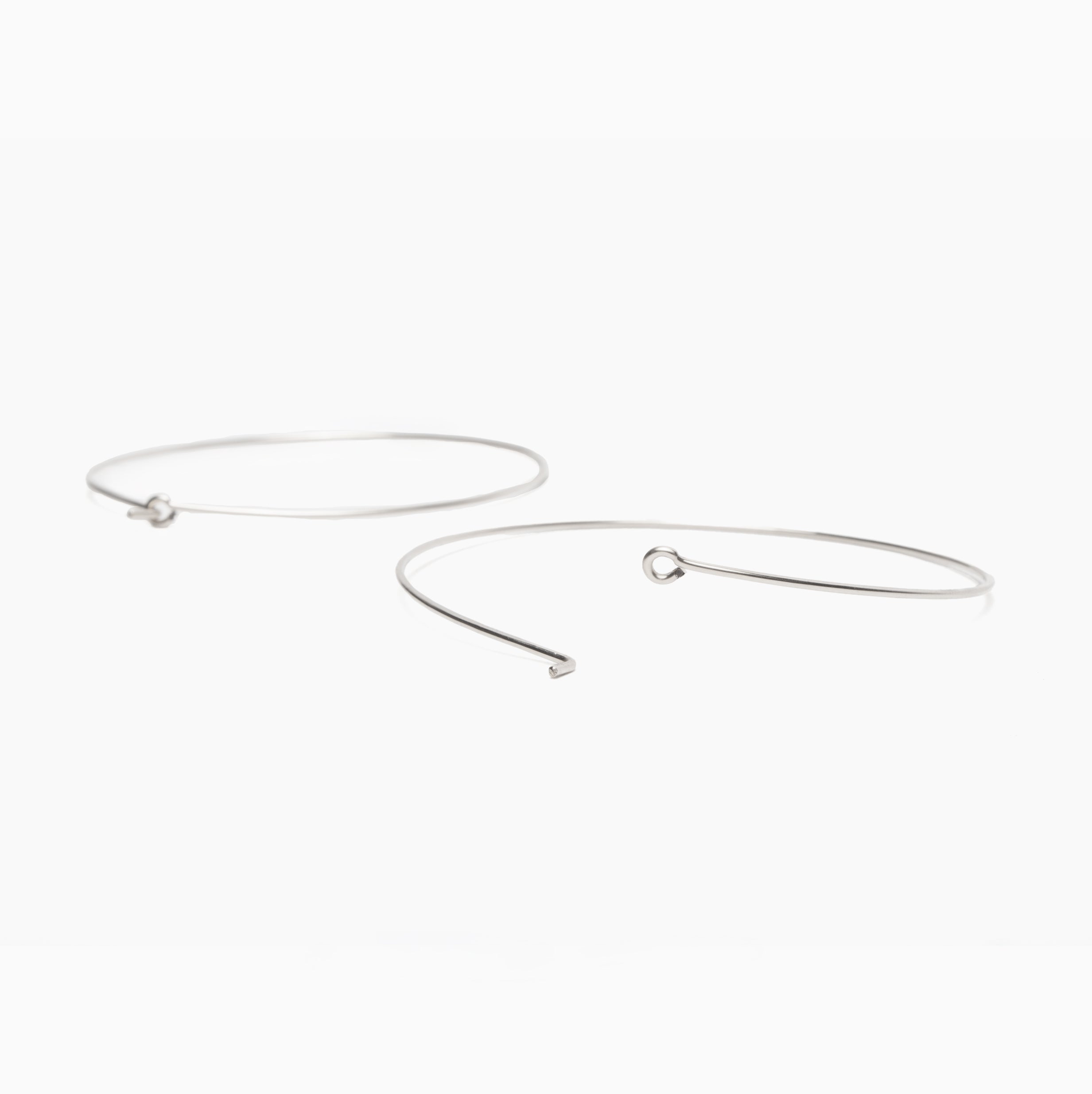 Large Classic Round Hoop Earrings