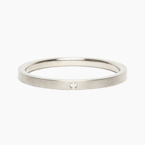 Vis ring - White Diamond