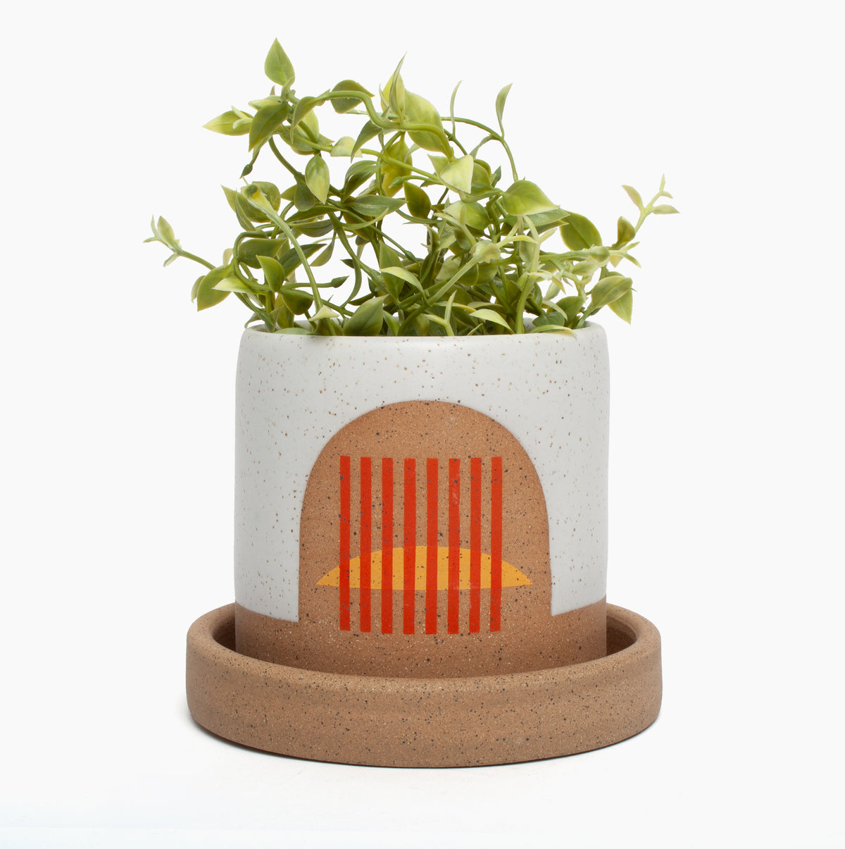 Wolf Planter with Tray