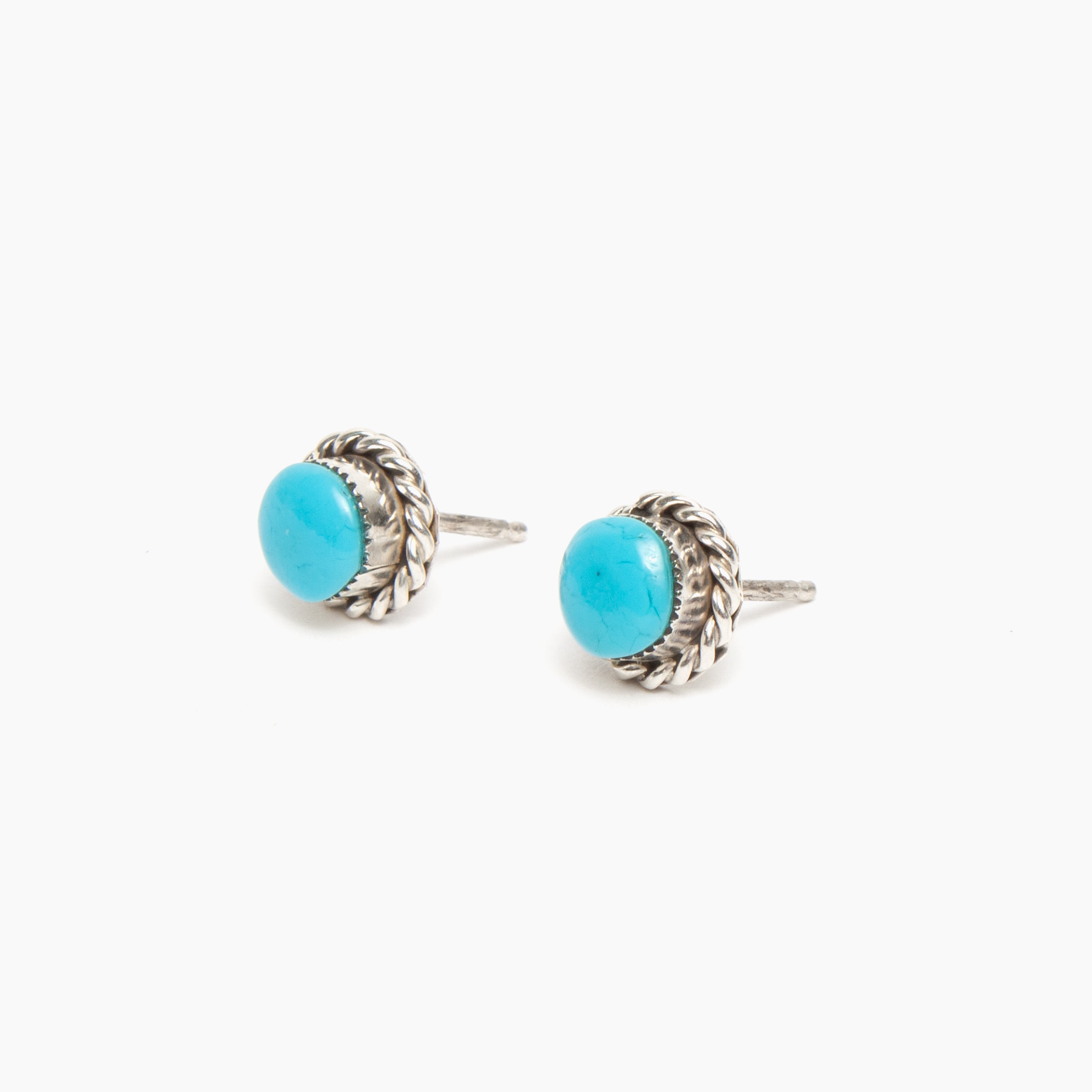 Zuni Turquoise Banded Studs