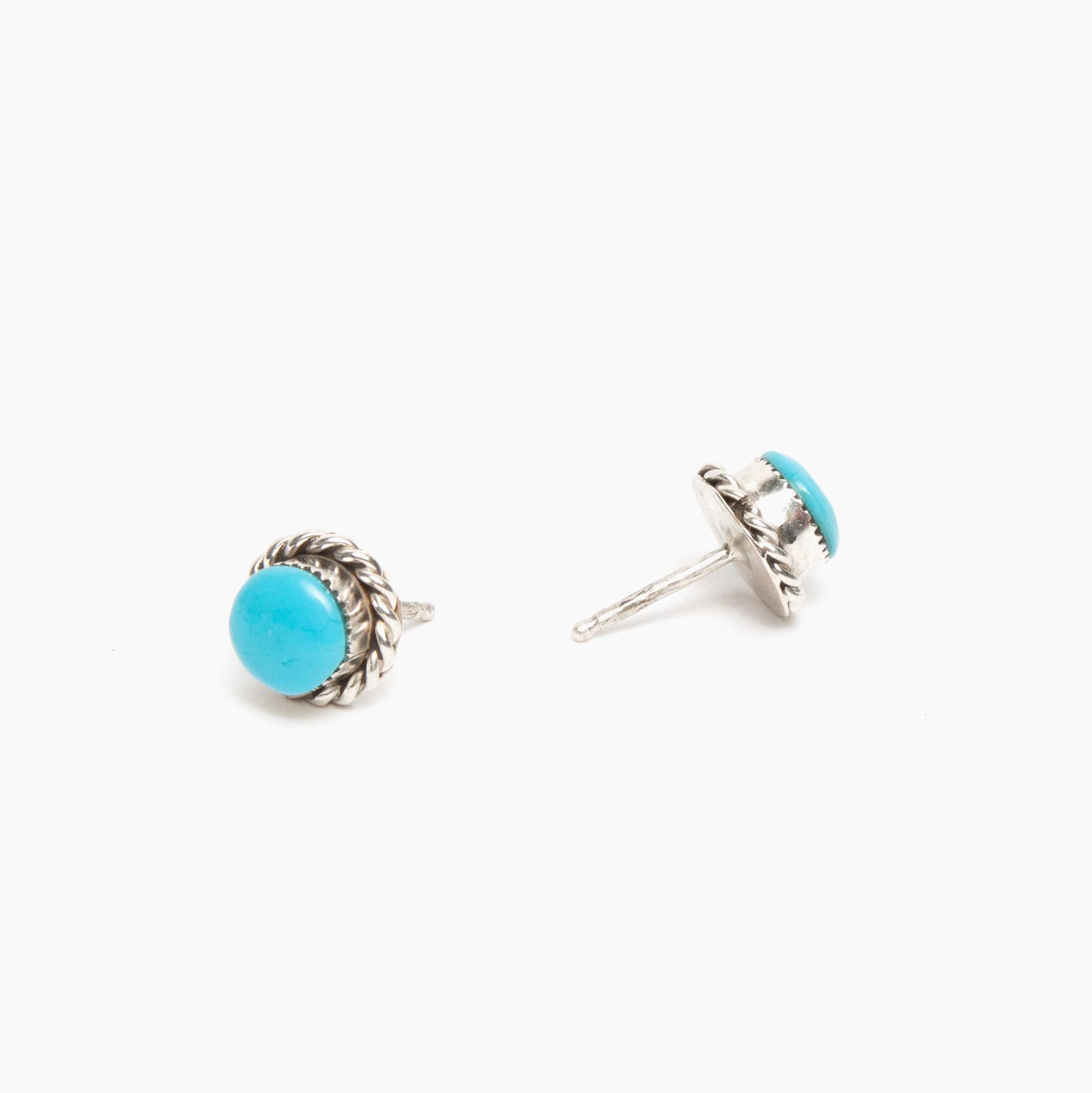 Zuni Turquoise Banded Studs