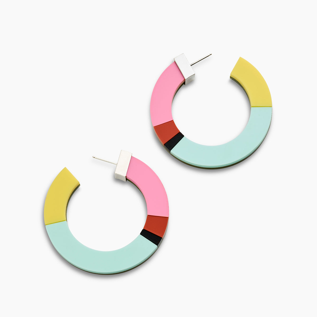 Zon hoop earrings