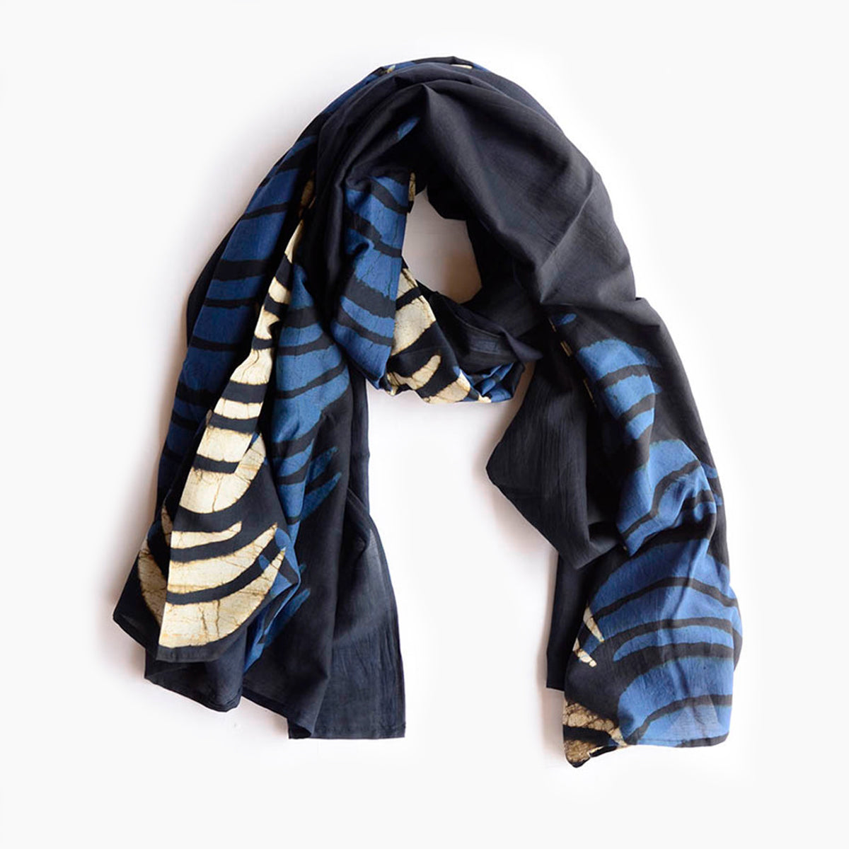 Crescent Blue Moon Scarf