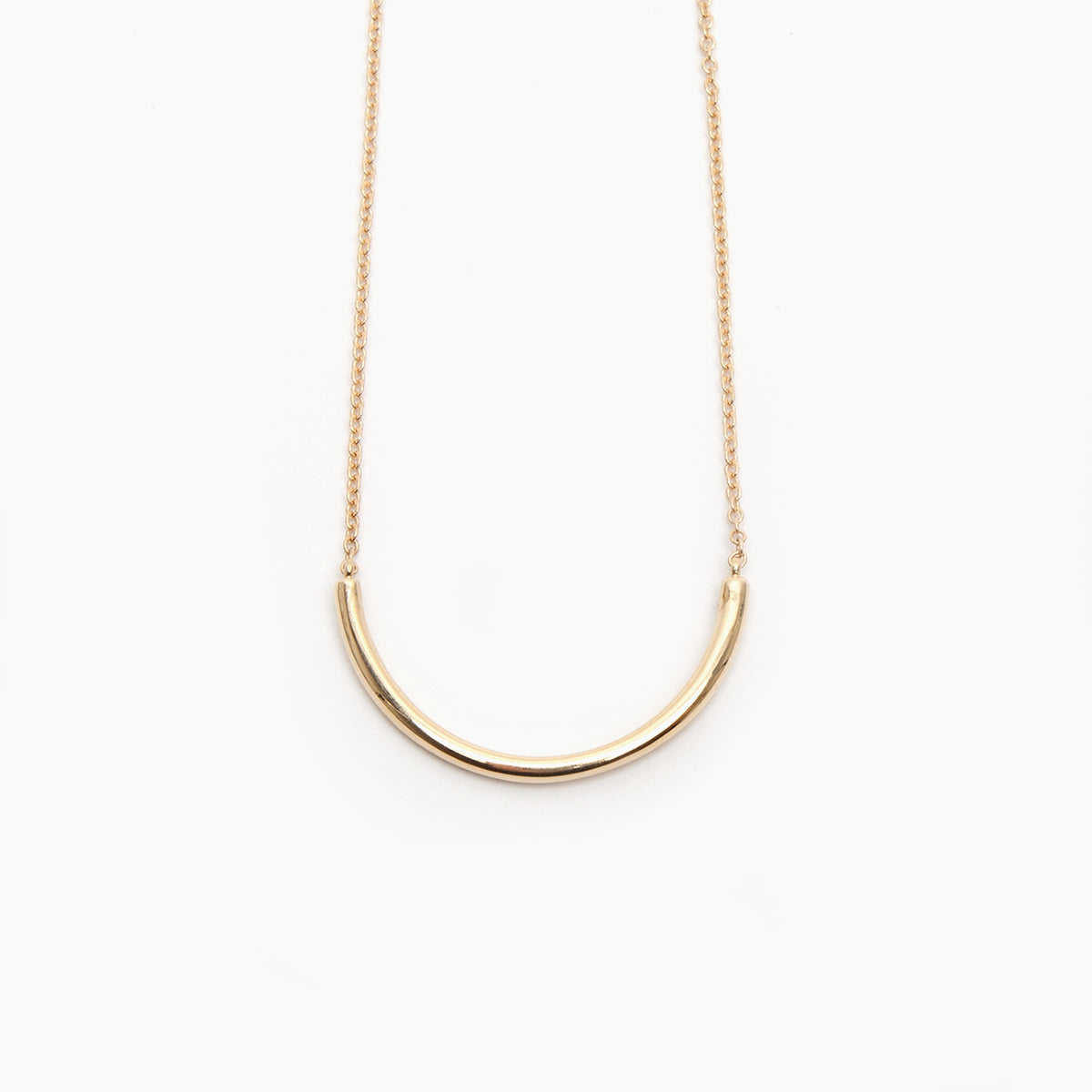 Small Curved Bar Necklace