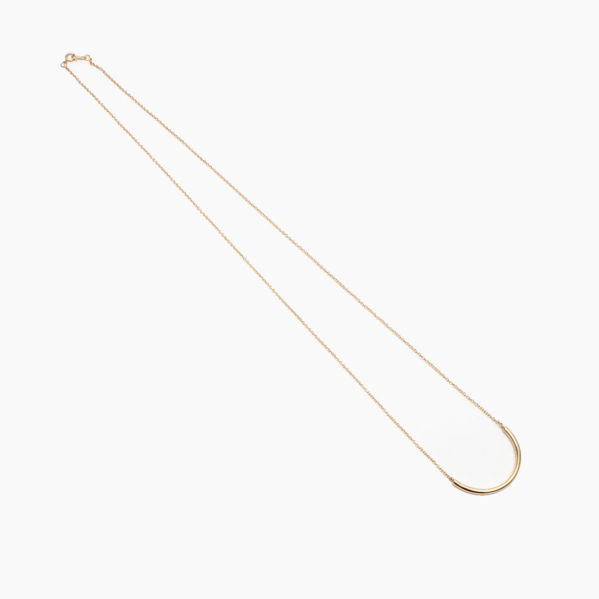 Small Curved Bar Necklace