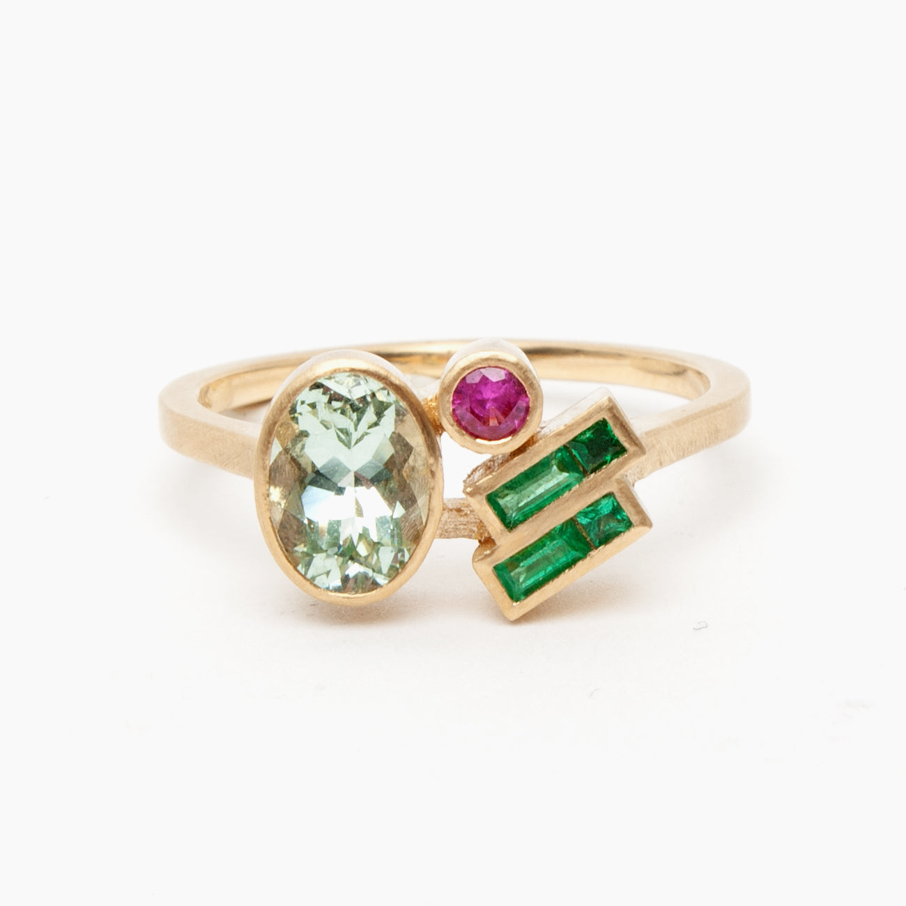 Laetus ring - Mint Beryl