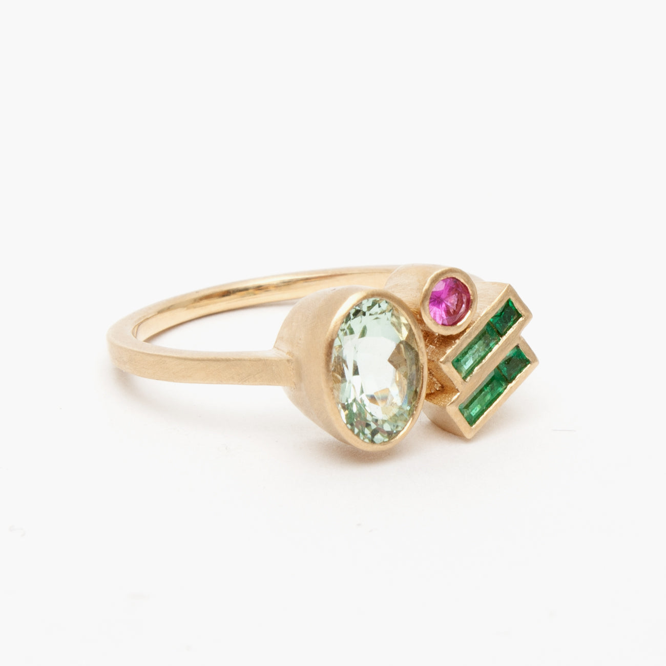 Laetus ring - Mint Beryl