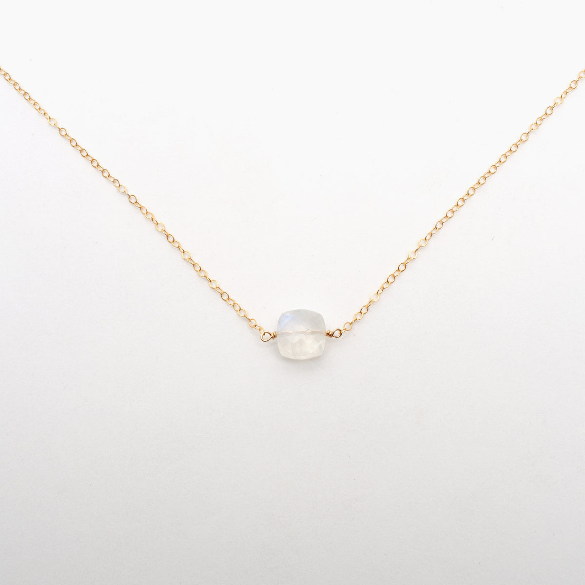 Moonstone "Cushion" Necklace