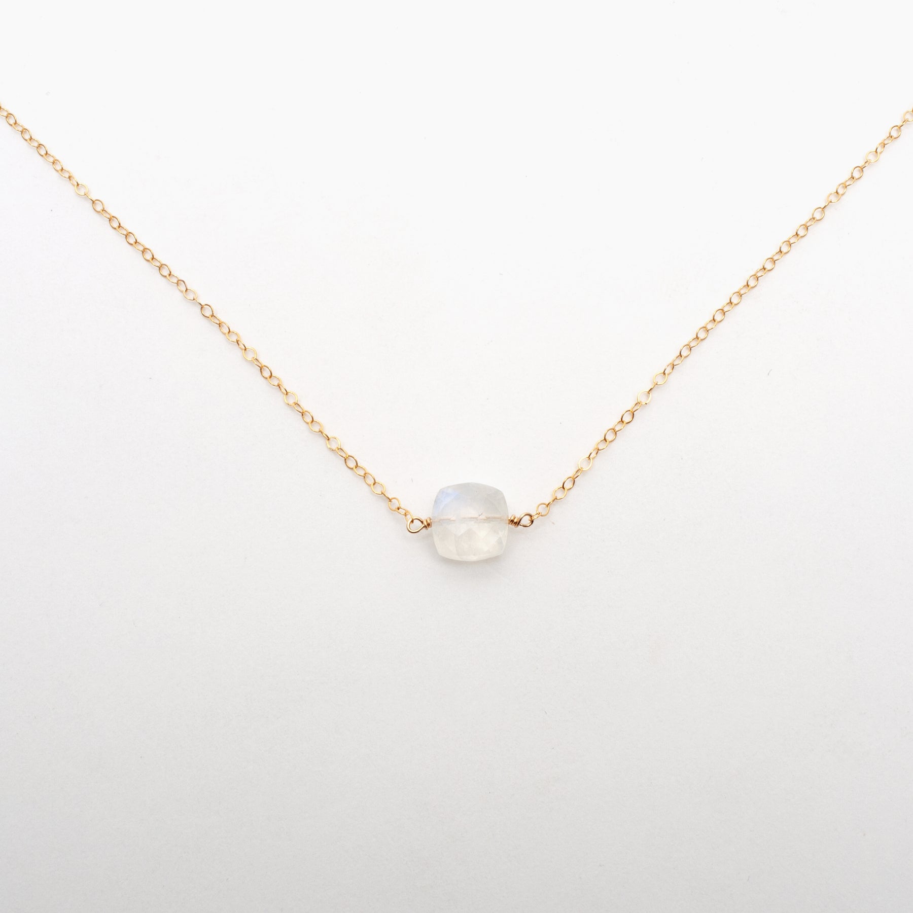 Moonstone "Cushion" Necklace