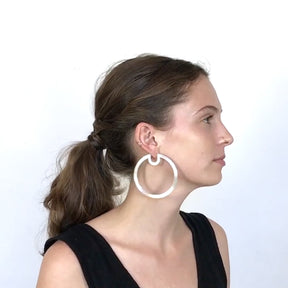 Recast Bombona hoop earrings - Large