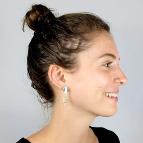 Recast Ascensa turquoise earrings